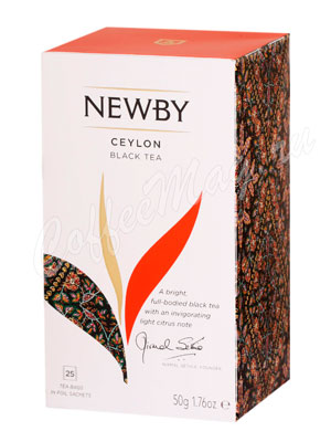 Чай Newby черный Цейлон 25 пак