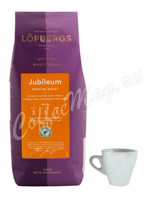 Кофе Lofbergs Lila в зернах Jubileum 400 г