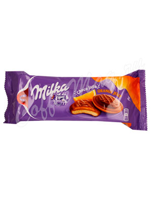 Бисквитное печенье Milka Choco jaffa orange 147 г