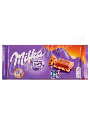 Milka Chips Ahoy Шоколад, плитка 100г