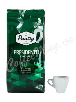 Кофе Paulig Presidentti Original в зёрнах 250 г