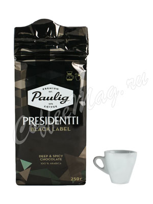 Кофе Paulig Presidentti Black Label молотый 250 г