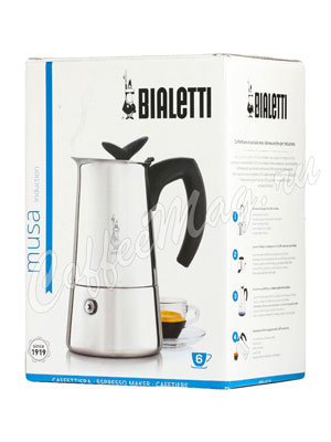 Гейзерная кофеварка Bialetti Musa 6 порций 240 мл 1743 