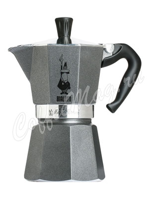 Гейзерная кофеварка Bialetti Moka Express Diamond Grey 6 порции 240 мл 1698