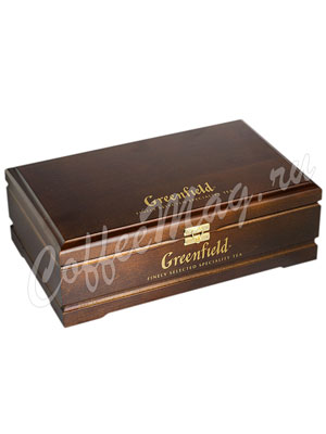 Подарочный набор Greenfield в пакетиках деревянная шкатулка