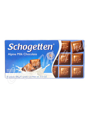 Schogetten Alpine Milk шоколад, плитка 100г