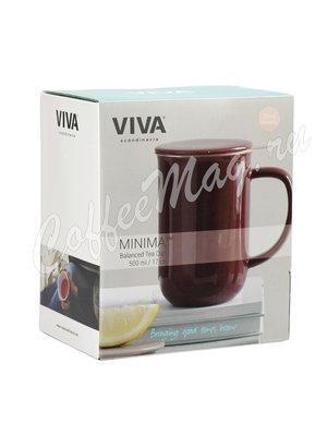 VIVA MINIMA Чайная кружка с ситечком 0,5 л (V77550) Чайная роза