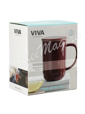VIVA MINIMA Чайная кружка с ситечком 0,5 л (V77554) Серо-голубой