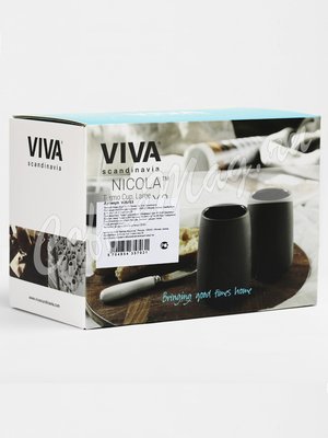 VIVA NICOLA Чайный стакан (комплект 2шт) 0,17 л (V35703) Серый