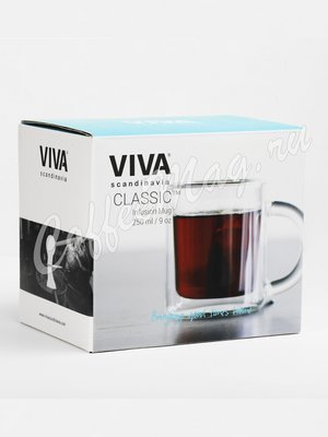 VIVA CLASSIC Термокружка 0,25 л (V71500) Прозрачное стекло