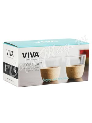 VIVA CORTICA Чайный стакан (комплект 2 шт) 0,2 л (V71200) Прозрачное стекло