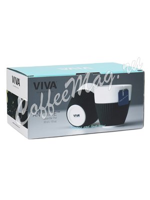 VIVA ANYTIME Чайный стакан (комплект 2 шт) 0,3л (V25401) черный