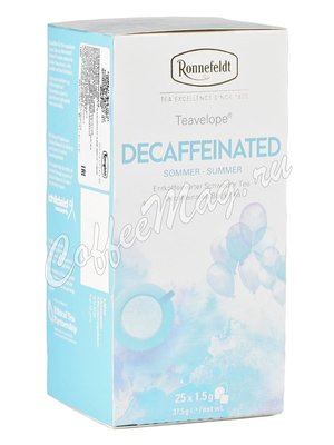 Чай Ronnefeldt Decaffeinated / Декофеинизированный чёрный чай в пакетиках 25 шт.х 1,5 гр Чай Ronnefeldt Decaffeinated / Декофеинизированный чёрный чай в пакетиках 25 шт.х 1,5 гр
