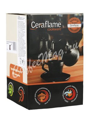 Турка керамическая Ceraflame Ibriks Hammered шоколадный цвет 500 мл (D9425)