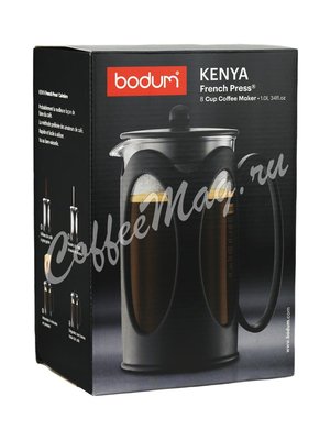 Френч-пресс Bodum Kenya черный 1 л (10685-01)