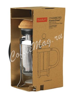 Кофейник с прессом Bodum Chambord пробковый 350 мл (1923-109S)