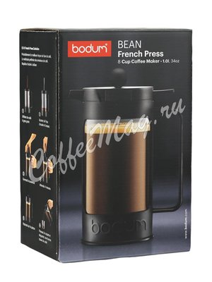 Кофейник с прессом Bodum Bean белый 1л (11376-913)