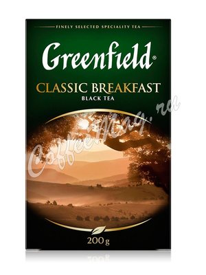 Чай Greenfield Classic Breakfast черный 200 г Чай Greenfield Classic Breakfast черный 200 г