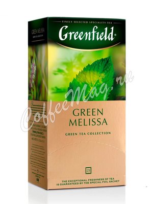 Чай Greenfield Green Melissa зеленый в пакетиках Чай Greenfield Green Melissa зеленый в пакетиках