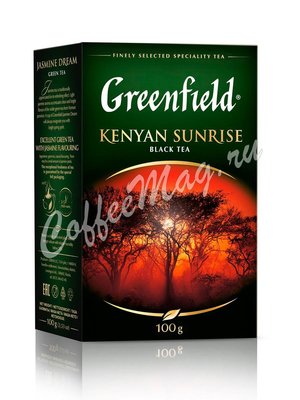 Чай Greenfield Kenyan Sunrise черный 100 г Чай Greenfield Kenyan Sunrise черный 100 г