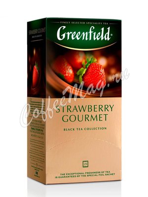 Чай Greenfield Strawberry Gourmet черный в пакетиках 25 шт. Чай Greenfield Strawberry Gourmet черный в пакетиках 25 шт.