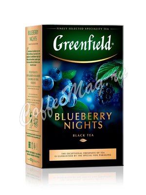 Чай Greenfield Blueberry Nights черный 100 г Чай Greenfield Blueberry Nights черный 100 г