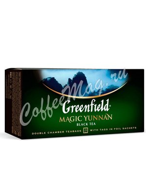 Чай Greenfield Magic Yunnan черный в пакетиках 25 шт. Чай Greenfield Magic Yunnan черный в пакетиках 25 шт.