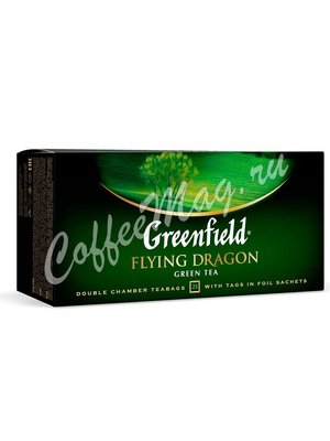 Чай Greenfield Flying Dragon зеленый в пакетиках 25 шт. Чай Greenfield Flying Dragon зеленый в пакетиках 25 шт.