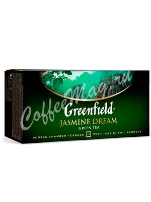 Чай Greenfield Jasmine Dream зеленый в пакетиках 25 шт. Чай Greenfield Jasmine Dream зеленый в пакетиках 25 шт.