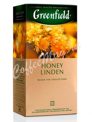Чай Greenfield Honey Linden черный в пакетиках 25 шт. Чай Greenfield Honey Linden черный в пакетиках 25 шт.