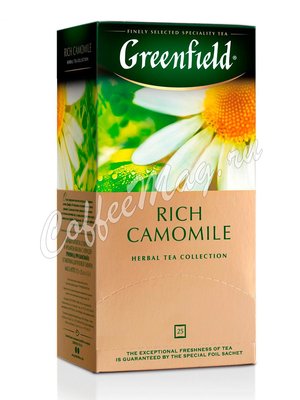 Чай Greenfield Rich Camomile травяной в пакетиках 25 шт. Чай Greenfield Rich Camomile травяной в пакетиках 25 шт.