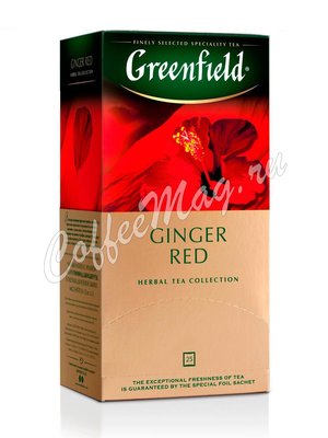 Чай Greenfield Ginger Red травяной в пакетиках 25 шт. Чай Greenfield Ginger Red травяной в пакетиках 25 шт.
