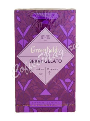 Чай Greenfield Berry Gelato (Берри Джелато) черный, в пирамидках, 20 шт- 2,2 г Чай Greenfield Berry Gelato (Берри Джелато) черный, в пирамидках, 20 шт- 2,2 г