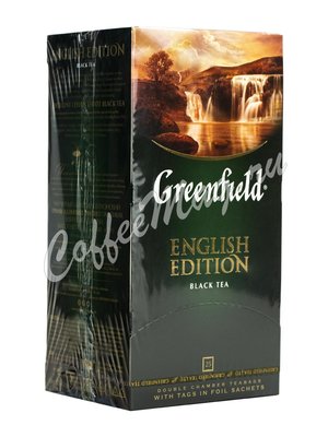 Чай Greenfield English Edition (Инглиш Эдишн) черный в пакетиках 25шт х 2 г. Чай Greenfield English Edition (Инглиш Эдишн) черный в пакетиках 25шт х 2 г.