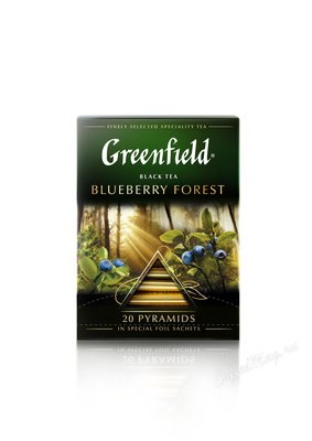 Чай Greenfield Blueberry Forest черный в пирамидках 20 шт. Чай Greenfield Blueberry Forest черный в пирамидках 20 шт.