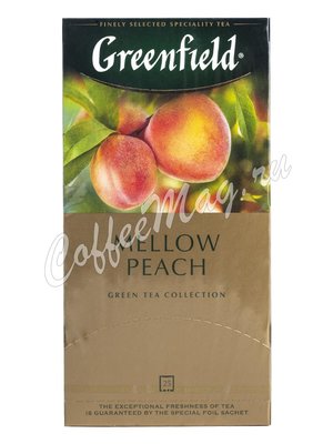 Чай Greenfield Mellow Peach (Мэллоу Пич) зеленый в пакетиках 25 шт х 1.8 г Чай Greenfield Mellow Peach (Мэллоу Пич) зеленый в пакетиках 25 шт х 1.8 г