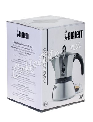 Гейзерная кофеварка Bialetti Moka  Induction Antracite на 9 порций (4879)