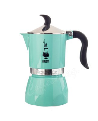 Гейзерная кофеварка Bialetti Fiametta Green 3 порции 120 мл (7133)