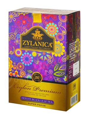 Чай Zylanica Ceylon Premium Super Pekoe черный 200г