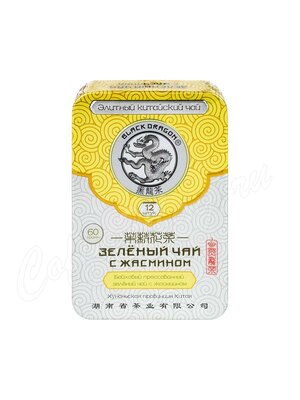Чай Черный Дракон Прессованный зеленый чай с жасмином 60 г
