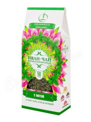 Емельяновский Иван-Чай листовой ферментированный с мятой 50 г