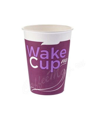 Стакан Формация однослойный Wake Me Cup 300 мл одноразовый