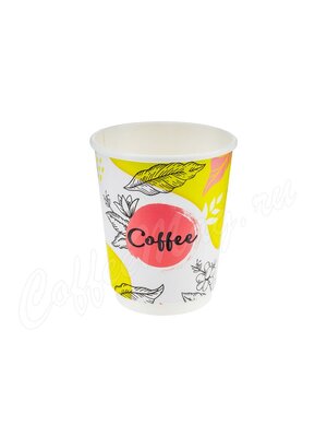 Стакан бумажный Паперскоп Coffee Pastel Thermo 250 мл D80 (20 шт) одноразовый