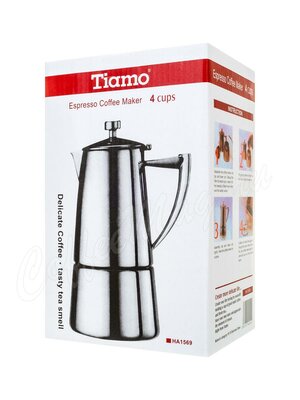 Гейзерная кофеварка Tiamo 4 порции (B20-400)