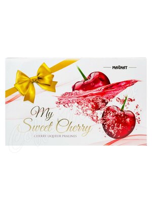 Набор конфет Magnat My Sweet Cherry пралине из темного шоколада с вишнёвым ликером 217 г