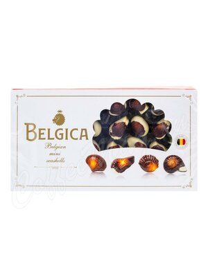 Конфеты шоколадные Belgica Mini Seashells с ореховым пралине 250 г