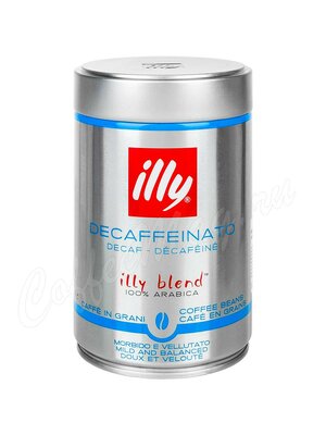 Кофе Illy в зернах Decaffeinato 250г