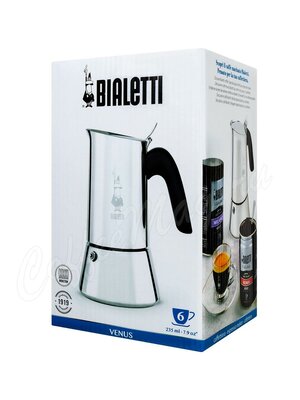 Гейзерная кофеварка Bialetti Venus New 6 порций 240 мл 7255