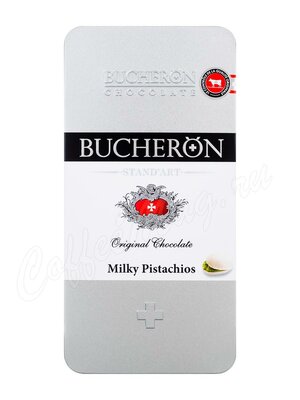 Bucheron Шоколад молочный с фисташками, плитка 100г ж.б.