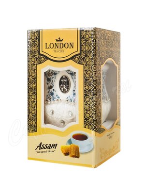 Подарочный Черный чай Lоndon Tea Club Ассам 100 г в фарфоровой чайнице